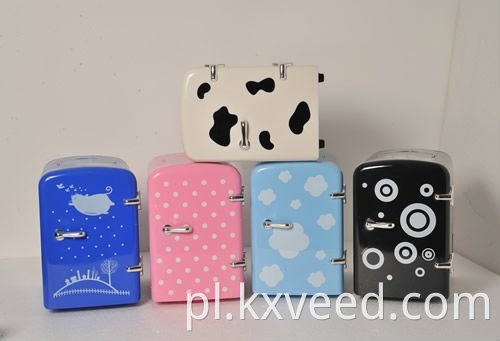 12V 110V-220V mini lodówka lodówka termoelektryczna chłodnica i cieplejsza lodówka 4L chłodnicy